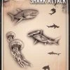 ProAiir Wiser's Shark Attack AirBrush Tattoo Pro Stencil Wiser's Tattoo Pro Stencils 2 ProAiir Wiser's Shark Attack AirBrush Tattoo Pro Stencil Wiser's Tattoo Pro Stencils