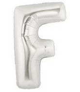 SKS Letter Balloons - Silver 36" 9 SKS Letter Balloons - Silver 36"