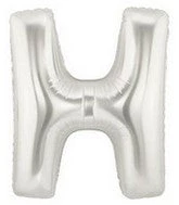 SKS Letter Balloons - Silver 36" 11 SKS Letter Balloons - Silver 36"