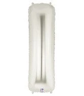 SKS Letter Balloons - Silver 36" 12 SKS Letter Balloons - Silver 36"