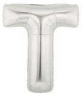 SKS Letter Balloons - Silver 36" 23 SKS Letter Balloons - Silver 36"