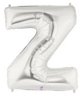 SKS Letter Balloons - Silver 36" 29 SKS Letter Balloons - Silver 36"