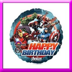 SKS 18in Birthday Avengers Super Hero Balloon Superhero