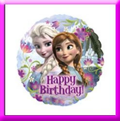 SKS 18" Frozen Birthday Foil Balloon Princess