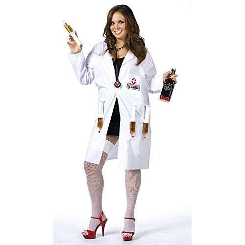 Dotsy's Entertainment Co. Plus Size Halloween Costumes Fun World Women's Dr Shots Plus Size Costume 3 Dotsy's Entertainment Co. Plus Size Halloween Costumes Fun World Women's Dr Shots Plus Size Costume