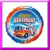 SKS 18" Birthday Fire Truck Balloon