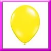 SKS 11" Yellow Latex Balloon