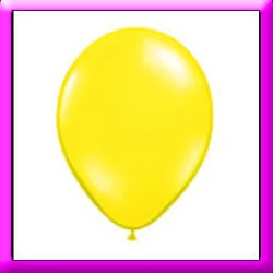 SKS 11" Yellow Latex Balloon 3 SKS 11" Yellow Latex Balloon