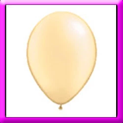 SKS 11" Ivory Latex Balloon 3 SKS 11" Ivory Latex Balloon