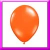 SKS 11" Orange Latex Balloon 1 SKS 11" Orange Latex Balloon