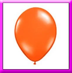 SKS 11" Orange Latex Balloon