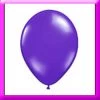 SKS 11" Purple Latex Balloon