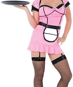 Dotsy's Entertainment Co. Playboy Classic Waitress Adult Halloween Costume Women's Costumes