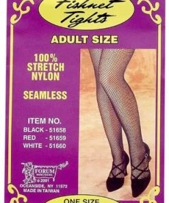 Rubies Fishnet Tights - Black - One Size