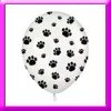 SKS 11" Paw Prints Latex Balloon