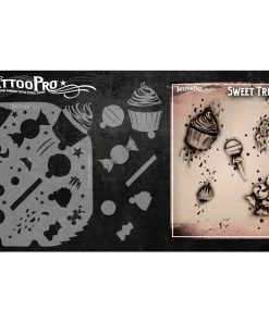ProAiir Wiser's Sweet Treats Tattoo Pro Stencil