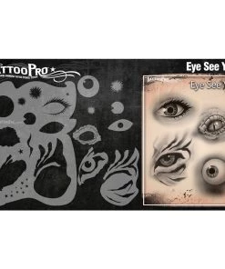 ProAiir Wiser's Tattoo Pro Stencils Wiser's Eye See You Tattoo Pro Stencil 2