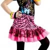 Dotsy's Entertainment Co. Girl's 80's Pop Party Halloween Costume Kids Large