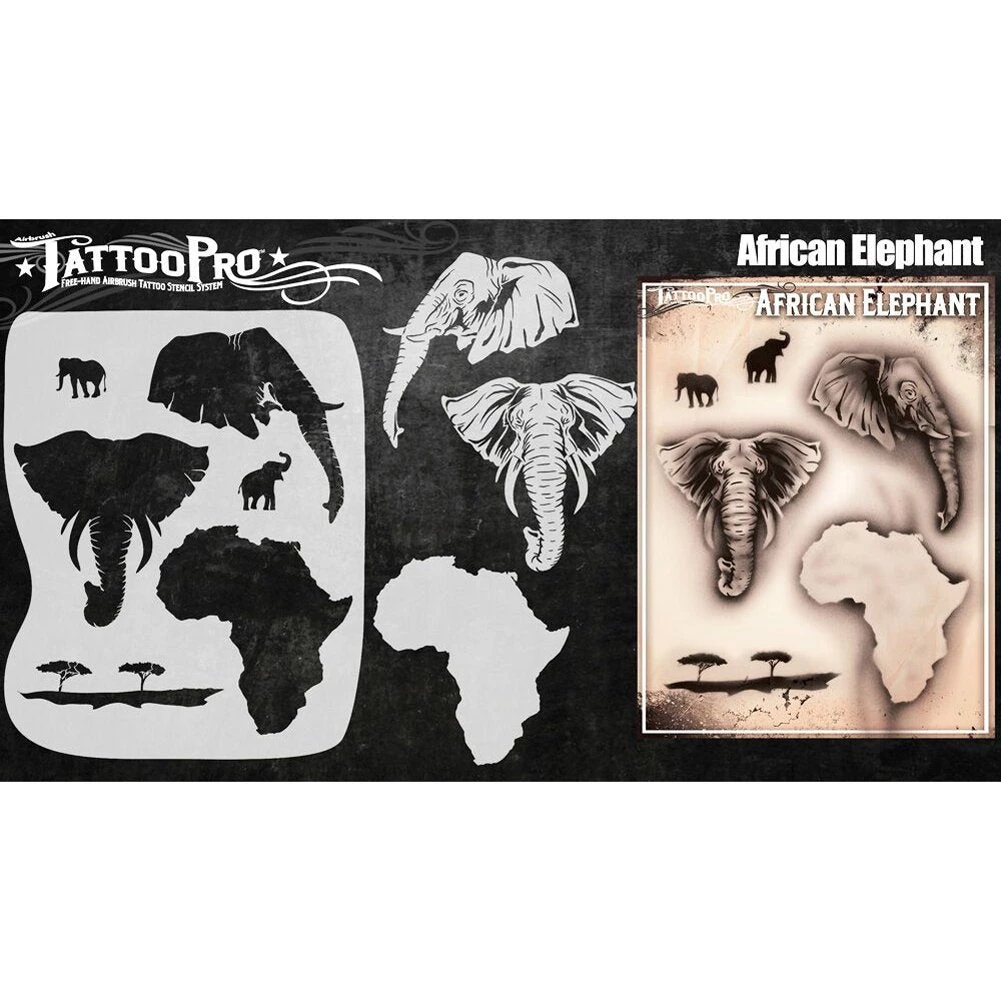 ProAiir Wiser's African Elephant Tattoo Pro 4 ProAiir Wiser's African Elephant Tattoo Pro