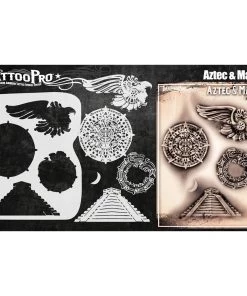 ProAiir Wiser's Tattoo Pro Stencils Wiser's Aztec & Mayan Tattoo Pro Stencil