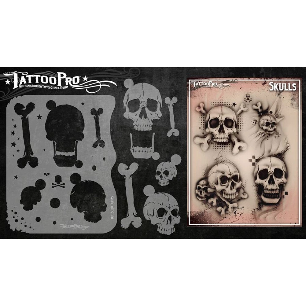 ProAiir Wiser's Tattoo Pro Stencils Wiser's Skulls Tattoo Pro Stencil 4 ProAiir Wiser's Tattoo Pro Stencils Wiser's Skulls Tattoo Pro Stencil