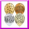 SKS 11" Safari Print Latex Balloon 1 SKS 11" Safari Print Latex Balloon