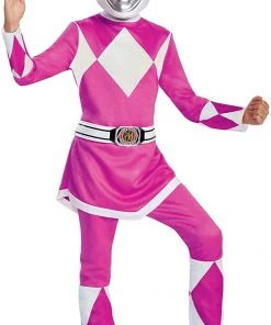 Disguise Pink Ranger Deluxe Child Small 4-6 Superhero