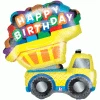 SKS Happy Birthday Dump Truck SuperShape Balloon