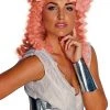 Dotsy's Entertainment Co. Clash Of The Titans Aphrodite Pink Hair And Headpiece - Adult Size Halloween Accessory Women's Costumes