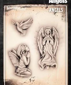 ProAiir Wiser's Angels Tattoo Pro Stencil