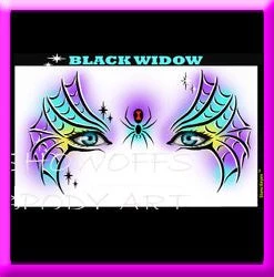 ProAiir Black Widow Stencil Eyes