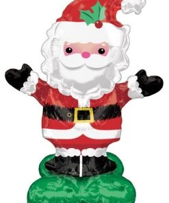 Anagram Balloons CHRISTMAS SANTA AIRLOONZ 53" Tall Air Filled Balloon The Christmas Collection