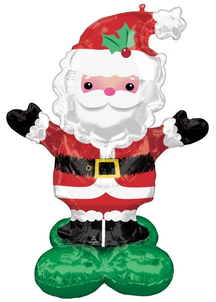 Anagram Balloons CHRISTMAS SANTA AIRLOONZ 53" Tall Air Filled Balloon The Christmas Collection 3 Anagram Balloons CHRISTMAS SANTA AIRLOONZ 53" Tall Air Filled Balloon The Christmas Collection
