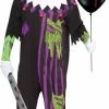 Fun World Kid's Halloween Costumes Demented Scary Evil Clown Costume Child Size 8-10
