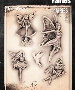 ProAiir Wiser's Tattoo Pro Stencils Wiser's Fairies Tattoo Pro Stencil