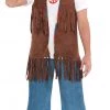 Dotsy's Entertainment Co. Men's Costumes Groovy 60's Hippie Vest Halloween Costume