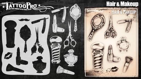 ProAiir Wiser's Hair And Makeup Tattoo Pro Stencil 4 ProAiir Wiser's Hair And Makeup Tattoo Pro Stencil