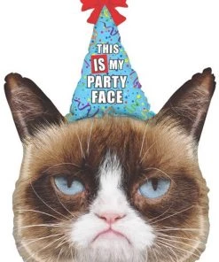 SKS Grumpy Cat SuperShape Balloon Birthday