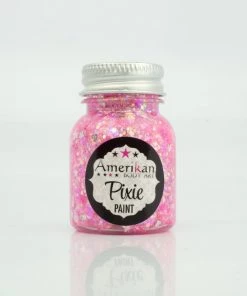 Amerikan Body Art Pretty In Pink Pixie Paint Glitter - 1 Ounce