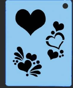 ProAiir QEZ Stencil - Heart Effects