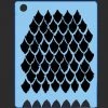 ProAiir QEZ Stencil - Dragon Scales