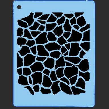 ProAiir Quick EZs QEZ Stencil - Giraffe 3 ProAiir Quick EZs QEZ Stencil - Giraffe