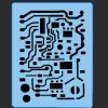 ProAiir Quick EZs QEZ Stencil - Circuit Board