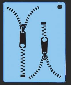 ProAiir Quick EZs QEZ Stencil - Zipper