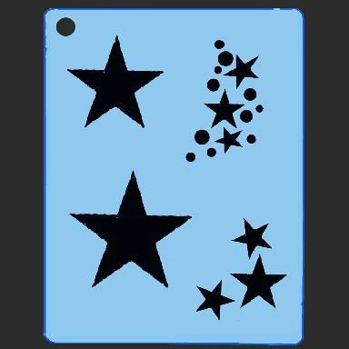 ProAiir Quick EZs QEZ Stencil - Star Group 3 ProAiir Quick EZs QEZ Stencil - Star Group