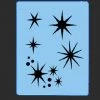 ProAiir QEZ Stencil - Star Burst 1 ProAiir QEZ Stencil - Star Burst