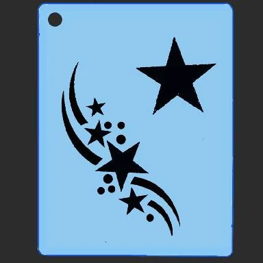 ProAiir QEZ Stencil - Star Swing Quick EZs 3 ProAiir QEZ Stencil - Star Swing Quick EZs