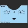 ProAiir Quick EZs QEZ Stencil - Kitty Whisker