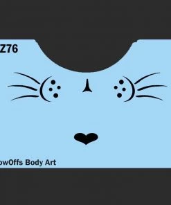 ProAiir Quick EZs QEZ Stencil - Kitty Whisker