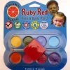Ruby Red Pearl Palette Ruby Red Facepaint 2 Ruby Red Pearl Palette Ruby Red Facepaint